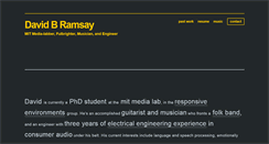 Desktop Screenshot of davidbramsay.com