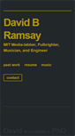 Mobile Screenshot of davidbramsay.com